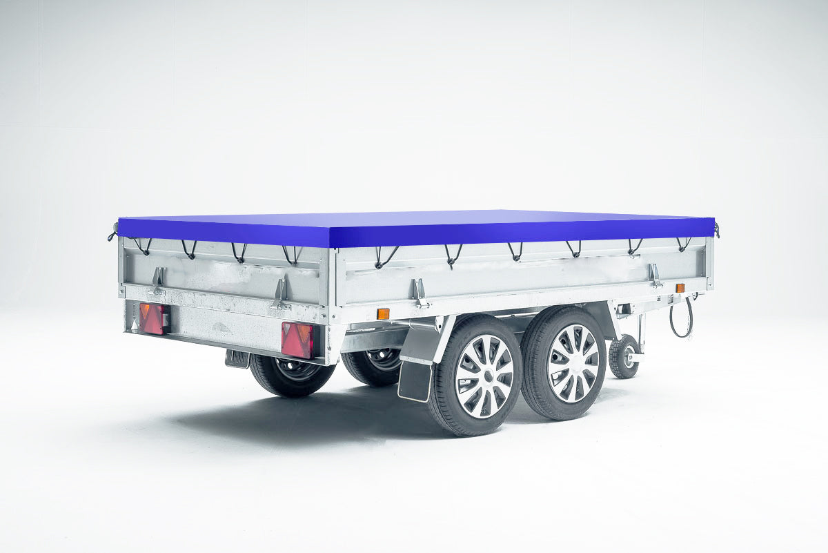 Kippanhänger POWER BOX ECO mit Flachplane