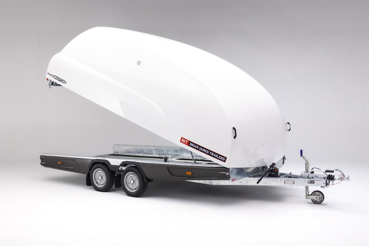 Geschlossener Autotransportanhänger Brian James Race Shuttle 2